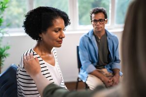 Treatment for Meth Addiction session with counselor